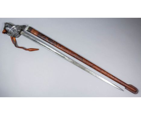 A Victorian British Officer's sword by Henry Wilkinson of London, Serial No. 32624, the 32ins blade engraved with royal ciphe