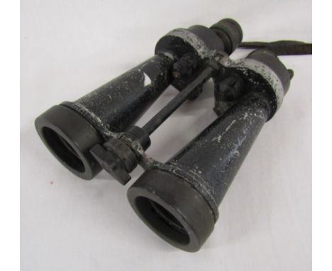 Barr &amp; Stroud CF41 Glasgow &amp; London binoculars with broad arrow mark - serial no. 83857