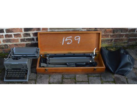 Imperial model 60 typewriter and extending head and box&nbsp;