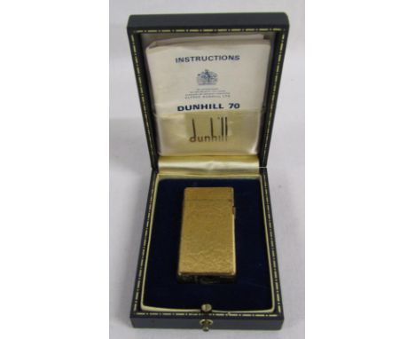 Cased Dunhill 70 cigarette lighter&nbsp;