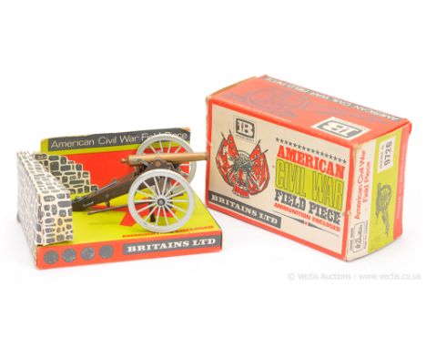 Britains - Gun Models Series - Set 9726 [1965 -70] - American Civil War Field Piece, comprising: 12 pdr Napoleon Cannon [ammu