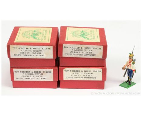 Trophy Miniatures - Trophy Promotional Series, comprising: 4 x Toy Soldier &amp; Model Figure Magazine Limited Edition Model 