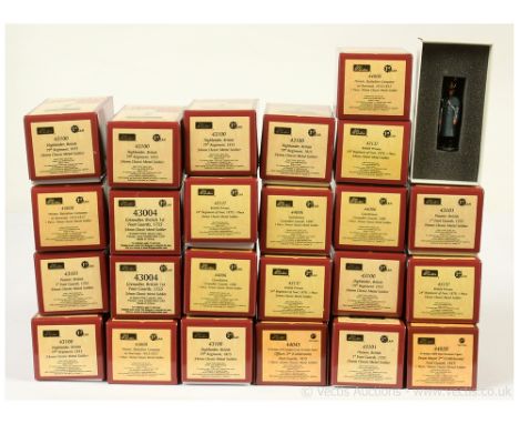 Britains - History of the British Army - Redcoats, comprising: 24 x Assorted Models Includes:  7 x Model No' 43100 - Highland