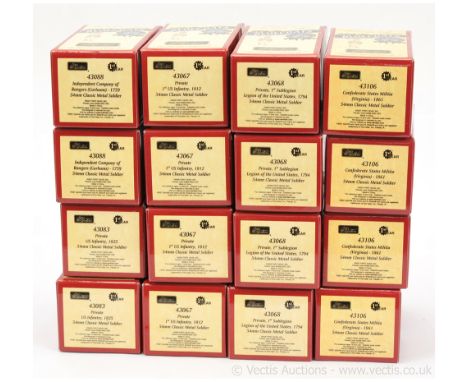 Britains - History of the British Army - Bluecoats, comprising: 16 x Assorted Models Includes: 2 x Model No' 43083 - Private 