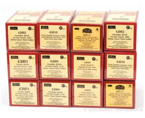Britains - History of the British Army - Redcoats, comprising: 12 x Assorted Models Includes:   Exclusive W. Britain London E