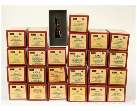 Britains - History of the British Army - Redcoats, comprising: 24 x Assorted Models Includes:  3 x Model No' 43100 - Highland