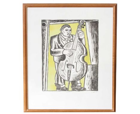 Dominic Snyder (Scottish, 20th century), 'Music', lithograph in colours, artist's proof, signed and dated '84, 59x43cm, frame