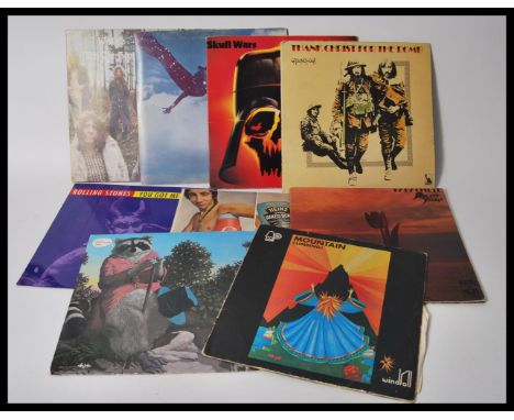 A collection of vinyl long play LP records to include The Rolling Stones You Got Me Rocking, The Who Sell Out, Pretty Things 