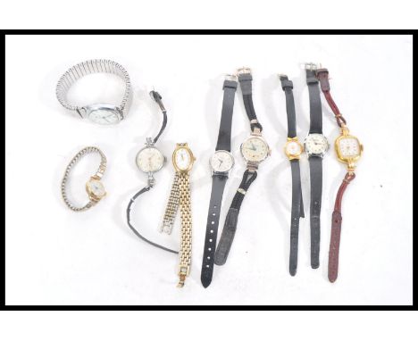 A group of 20th Century ladies and gentlemens wrist watches to include, Rone sportsmans, Sekonda, Ingersoll, Timex, Madana an