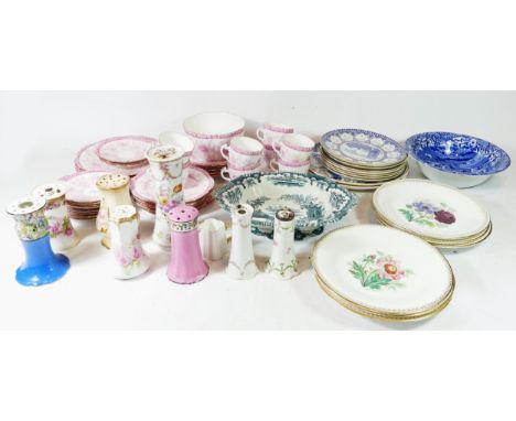 A collection of ceramics to include a 'British Anchor Pottery Company' tureen, circa 1890s, together with a Copeland Spode bo