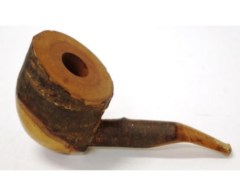 Large vintage Austrian cherry wood pipe 18cm x 9cm approx