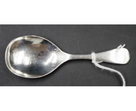 English sterling silver tea caddy spoon Birmingham 1959, maker J B Chatterley &amp; Sons Ltd, 14 grams approx