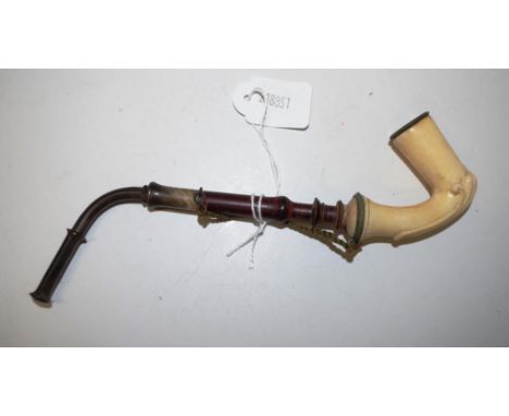 Fine antique timber &amp; meersham pipe