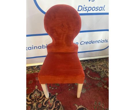 A Take On The Classic Spoon back Chair Features A Hardwood Frame Upholstered In A Contract wine red Fabric That Exudes Sophis