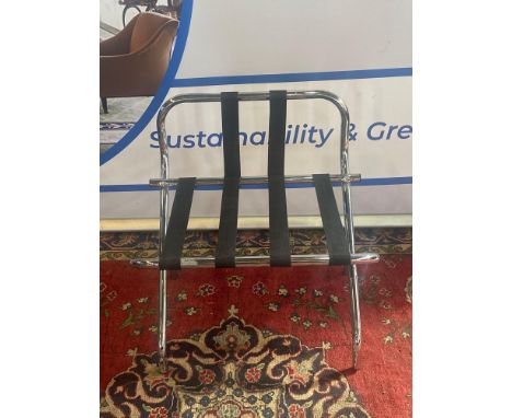 { Option of lots:  19b, 19c, 19d, 19e, 19f, 19g } Chrome Luggage Rack