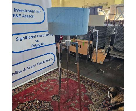 { Option of lots:  348, 349, 350 } Heathfield &amp; Co Trianon Floor Lamp Finished In Polished Chrome, The Trianon Floor Lamp