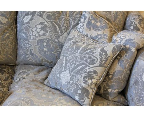 A Duresta English Luxury Knowle Settee. The two-seater sofa with cushions approx 130 x 80 x 187 cms together with a matching 