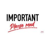 IMPORTANT - PLEASE READ