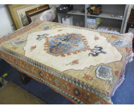 A Flemish terracotta ground woollen carpet by Osta Carpets 190 x 140cm 