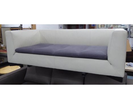 LIGNE ROSET SOFA, 193cm W approx. (with faults). 