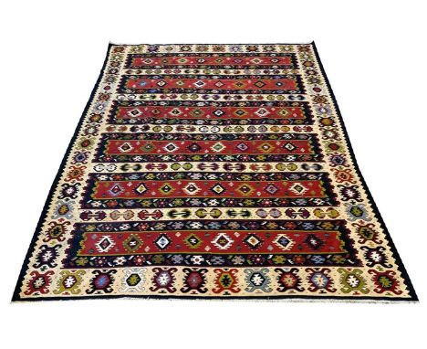 VINTAGE TURKISH KILIM, 270cm x 205cm. 