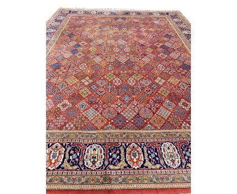 FINE PERSIAN JOSHAGAN CARPET, 375cm x 300cm. 