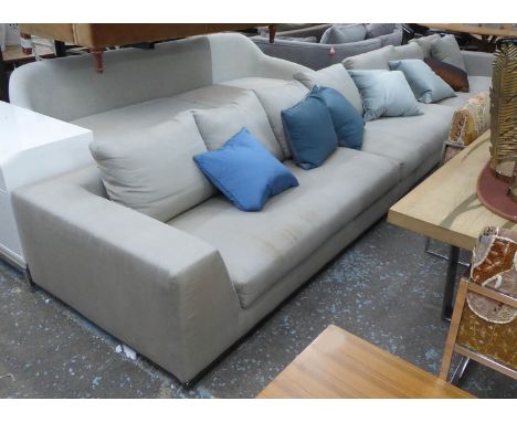 MINOTTI HAMILTON SECTIONAL SOFA, by Rodolfo Dordoni, 500cm W approx. (with faults) 