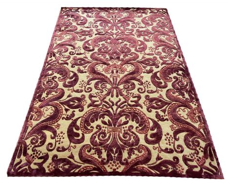 THE RUG COMPANY BISHOPS CAPE RED CARPET BY DIANE VON FURSTENBURG, 235cm x 153cm. 