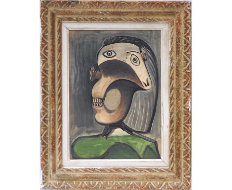 PABLO PICASSO 'La Guerre', rare lithograph (after the painting), 1954, arches paper, Mourlot atelier, 37cm x 26cm, framed and