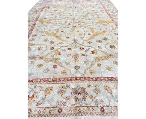 FINE OUSHAK CARPET, 450cm x 305cm, all over garous design. 