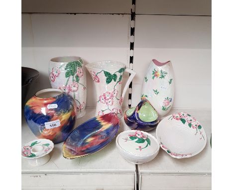 9 Maling items including Apple Blossom design