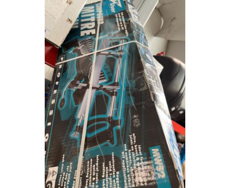 A Pro User professional compound mitre saw, boxed and unused