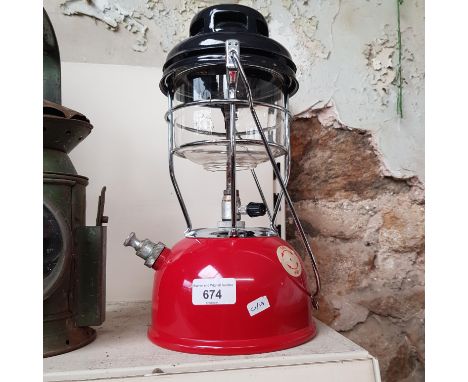 Red tilley lamp 