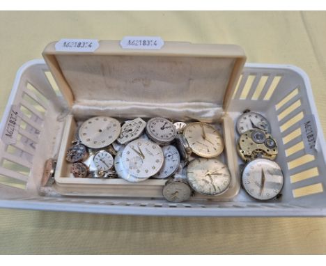 A collection of watch movements including Rotary, Accurist, etc,