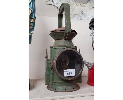 Eastgate and Son railway lamp dated 1945