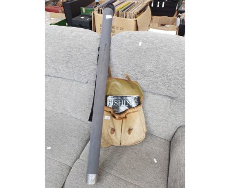 Fly fishing tackle comprising rod, reel and accessories.