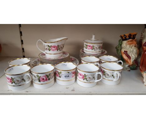 A Royal Worcester 'Royal Garden' tea set. 