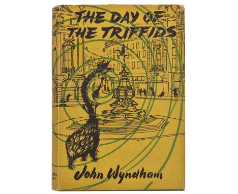 The Day of the Triffids by John Wyndham. UK First Edition pub. Michael Joseph 1951. A very clean copy of this influential sci