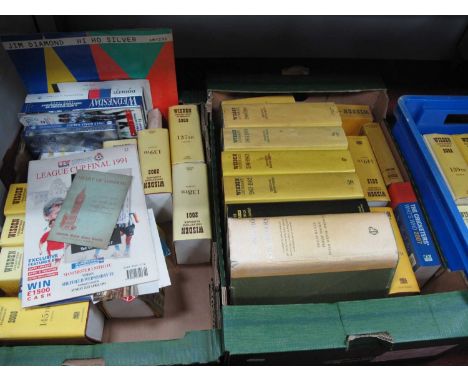 A Quantity Of Sporting Related Books / Ephemera to Include: A number of Wisden Cricketers' Almanacks (90th edition 1953 noted