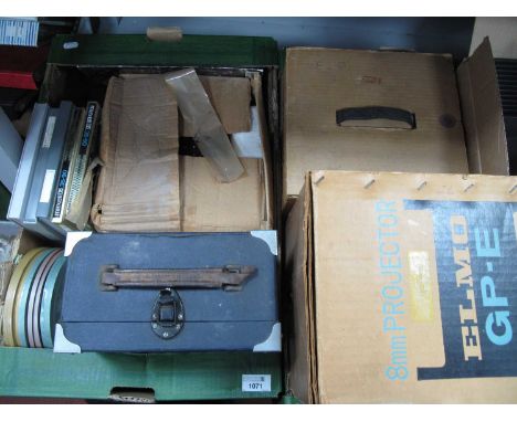 Paillard Bolex camera in case, Elmo GP-E 8mm projector, Elmo 8mm editor, Keithley Model 130, together with complete England o