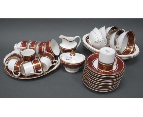 Royal Doulton 'Buckingham' Table China of 32 Pieces, all first quality.