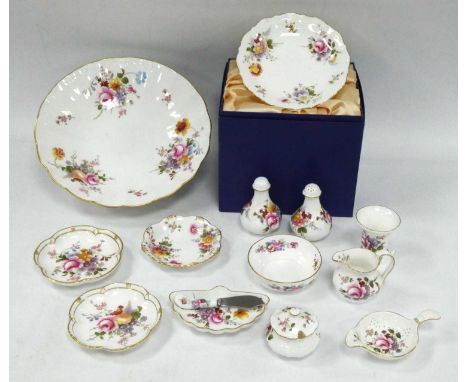 Royal Crown Derby 'Derby Posies' Comport, condiments, bon-bon dish, pin trays etc:- One Tray.