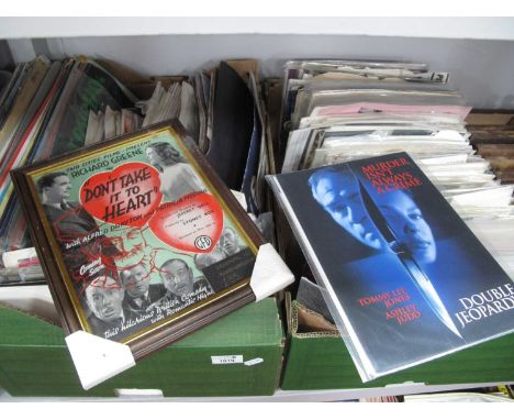 A Large Collection Of Film Ephemera, Lobby Cards, Movie Ads, Photos, etc. Film titles include Goldeneye, The World Is Not Eno