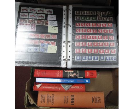 Four Stamp Albums of Commonwealth Countries, from XIX Century and later, Stanley Gibbons catalogues:- One Box.