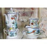 A Spode "Suliman" pattern oven to table part combination service