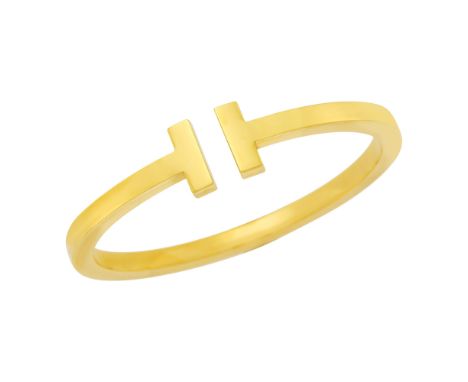 18 kt., signed Tiffany &amp; Co., Germany, ap. 20 dwts. Inner cir. 7 3/8 inches. With signed box.Condition Report:Normal wear