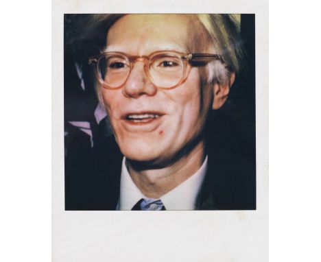 Andy Warhol  - - 1928 Pittsburgh - 1987 New York Self-Portrait. Presumably 1960er Jahre. Polaroid-Farbfotografie. Verso mit d