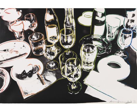 Andy Warhol  - - 1928 Pittsburgh - 1987 New York After the Party. 1979. Farbserigrafie. Feldman/Schellmann/Defendi II.183. Si