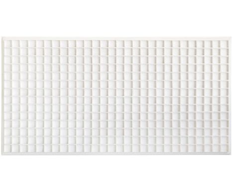 Jan Schoonhoven  - - 1914 Hof van Delft - 1994 Delft R 71-18. 1971. Relief. Pigment und Papiermaché auf Holz. Verso signiert,