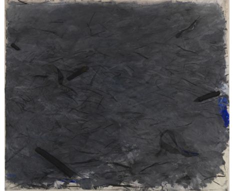 Marco Gastini  - - 1938 Turin - lebt und arbeitet in Turin ZERO. 1983. Mischtechnik auf Leinwand, auf Leinwand collagiert, Ac
